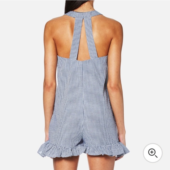 Minkpink Wanderer Gingham Playsuit/Romper - Picture 2 of 8